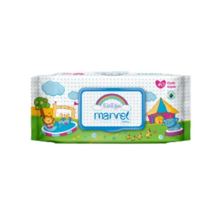 Marvel Baby Wet Wipes 40pcs _ Diaper Care